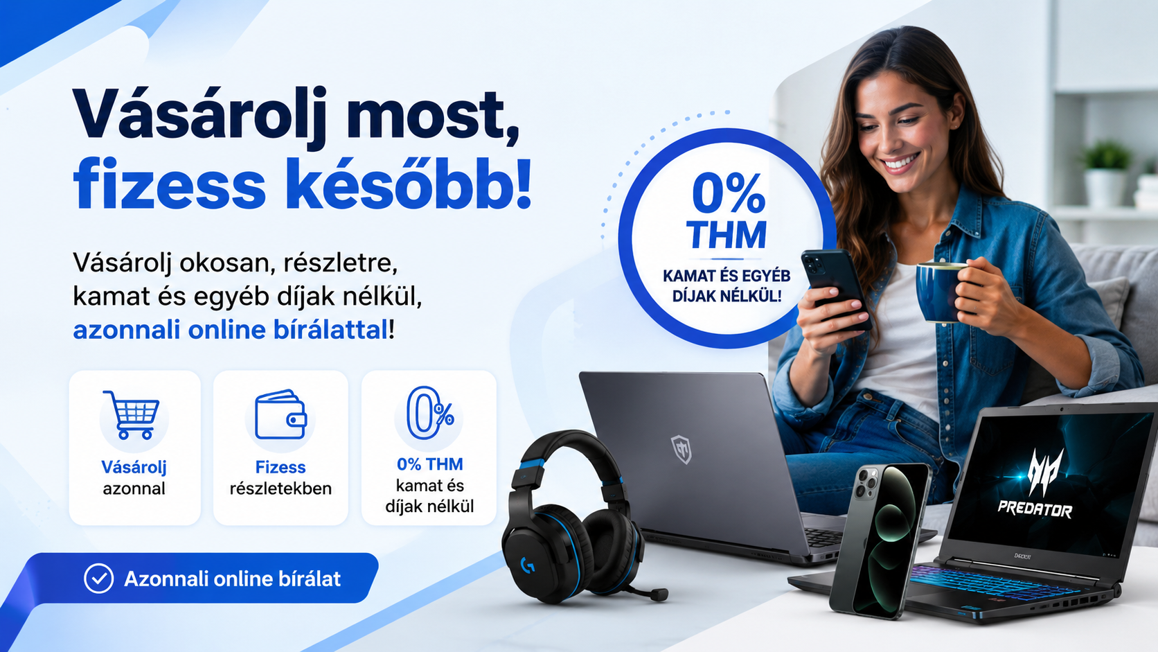 Most vedd meg, később fizesd ki – megérkezett a részletfizetés a Pixelcomputerhez