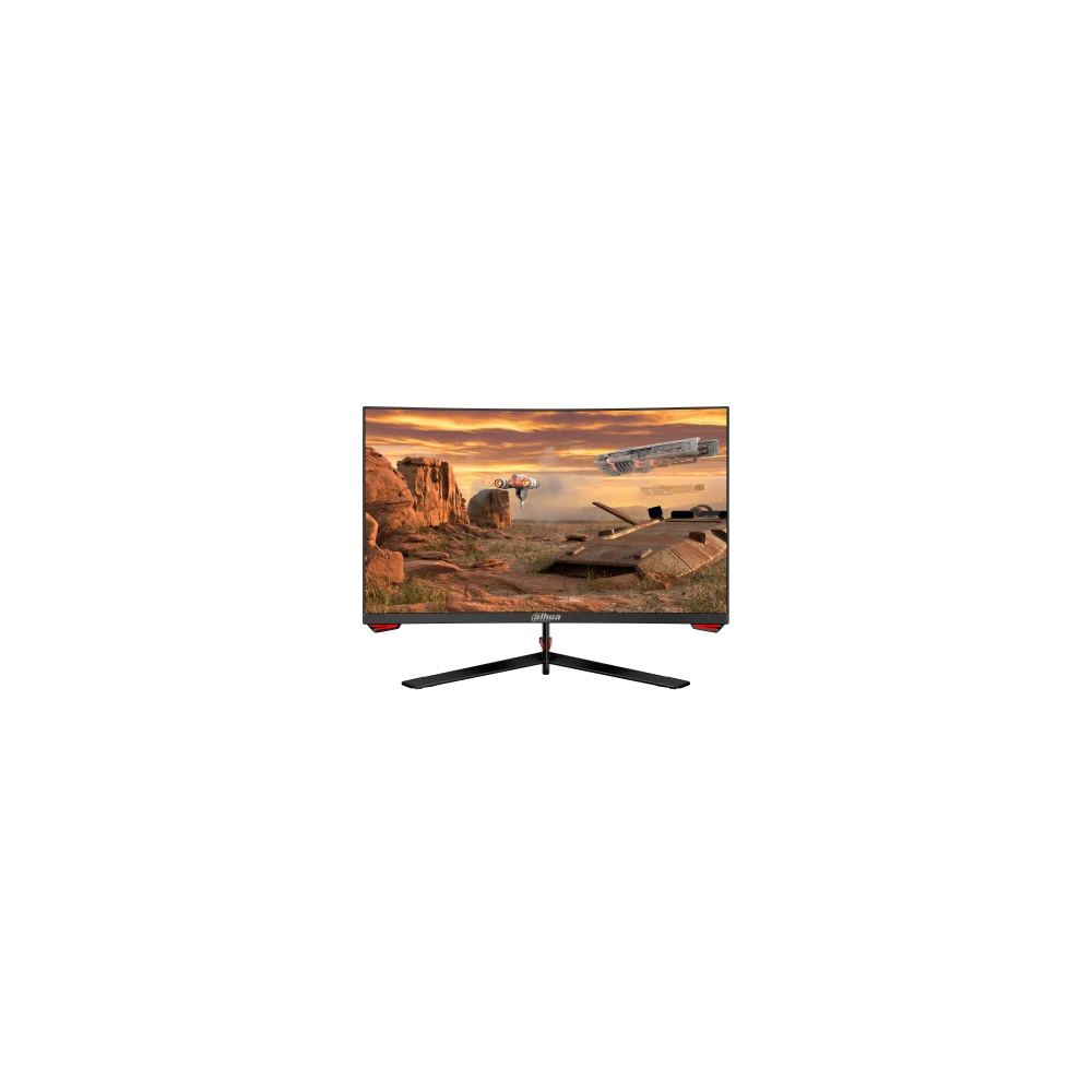 Dahua Monitor 27" - LM27-E230C (VA; 16:9; 1920x1080; 1ms; 180Hz; 250cd; HDMIx2; DP; Audio; Ívelt)