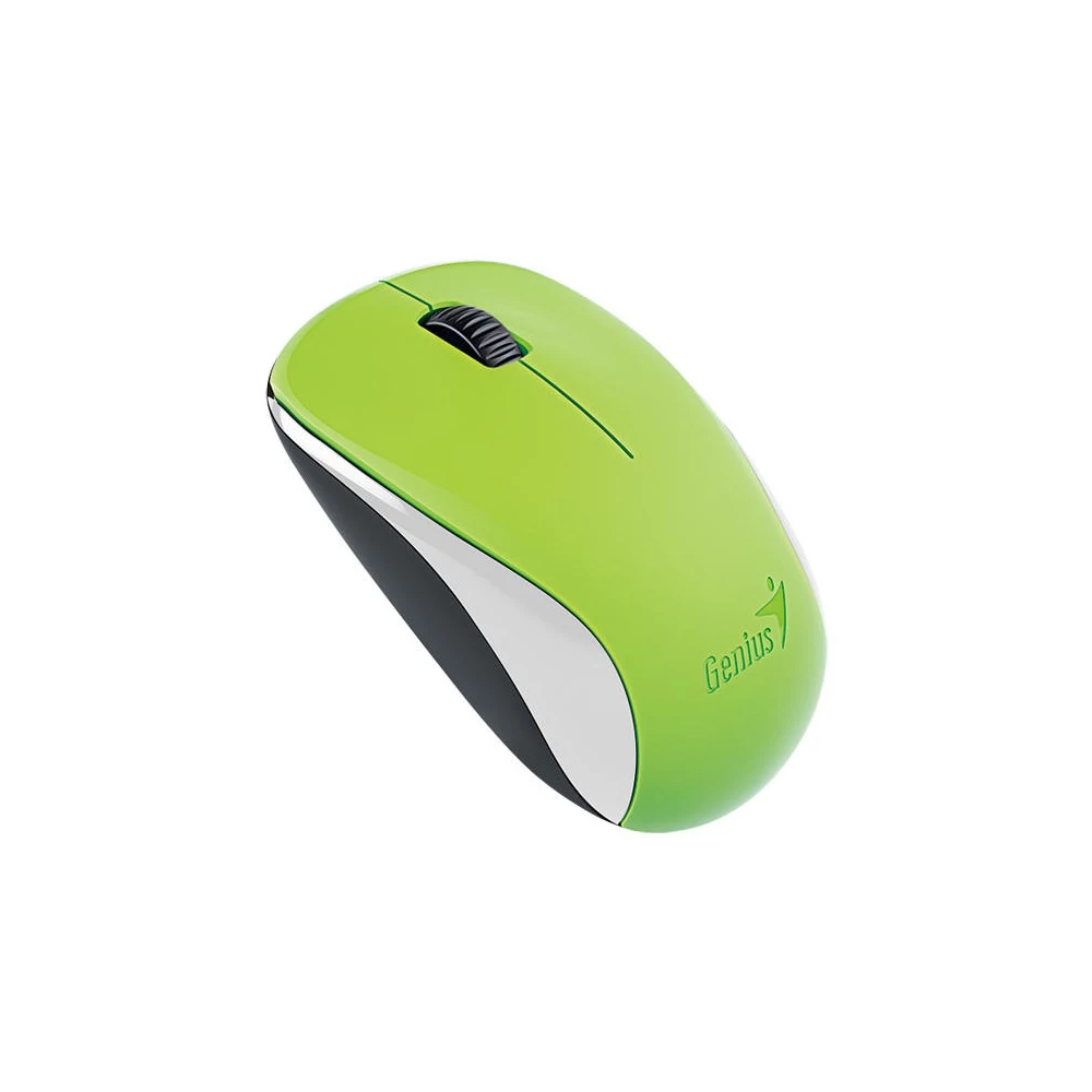Genius Egér - NX-7000 (Vezeték nélküli, USB, 3 gomb, 1200 DPI, BlueEye, zöld)