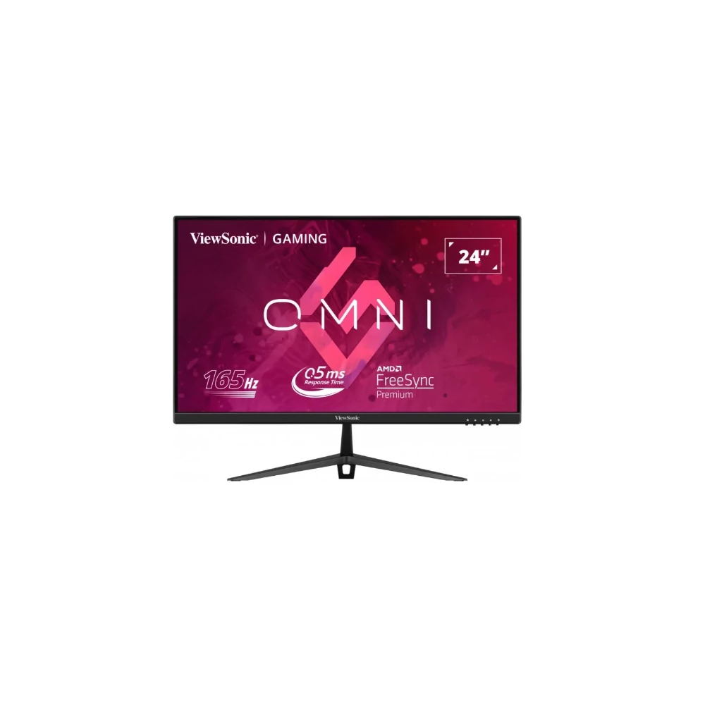 ViewSonic Gamer Monitor 24" - VX2428 (IPS, 16:9, 1920x1080, 180Hz, 0,5ms, 250cd/m2, 2xHDMI, DP, VESA, SPK)