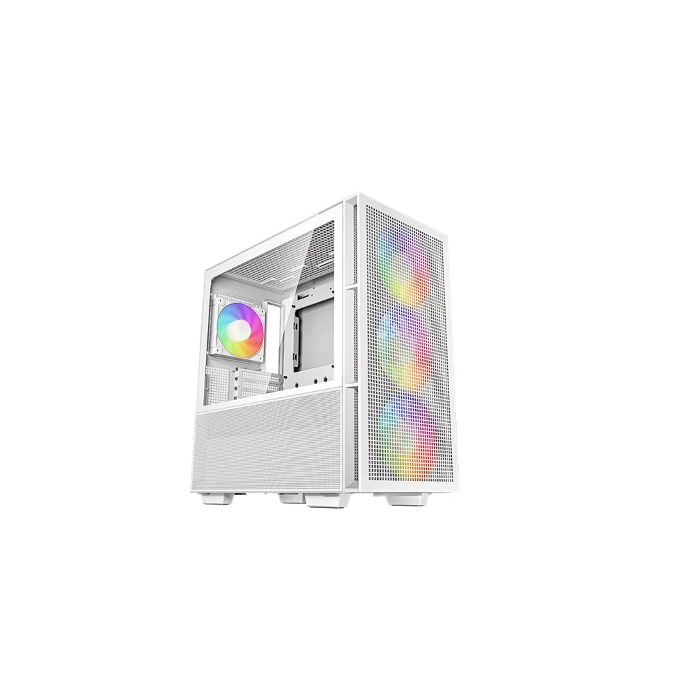 DeepCool Számítógépház - CH560 WH (fehér, 3x14cm + 1x12  A-RGB ventilllátor, E-ATX, 2xUSB3.0)