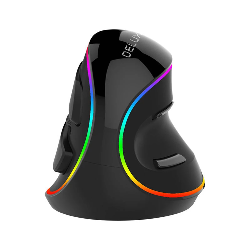 Delux M618Plus 4000DPI RGB ergonomikus egér