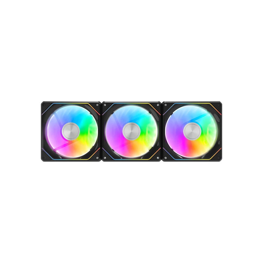 Darkflash Gauss G24 3 az 1-ben számítógépes ventilátorok (fekete)