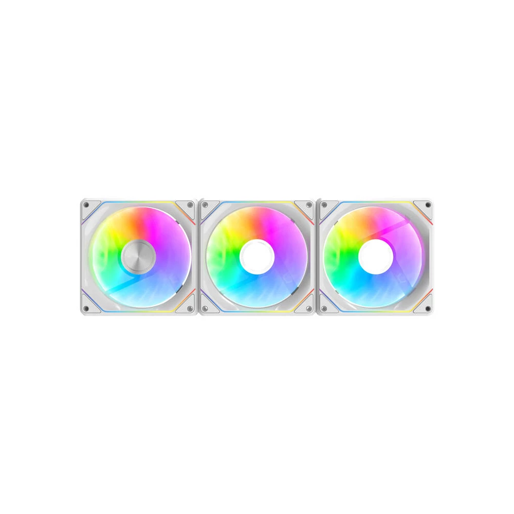 Darkflash Gauss G24 3 az 1-ben számítógépes ventilátorok (fehér)