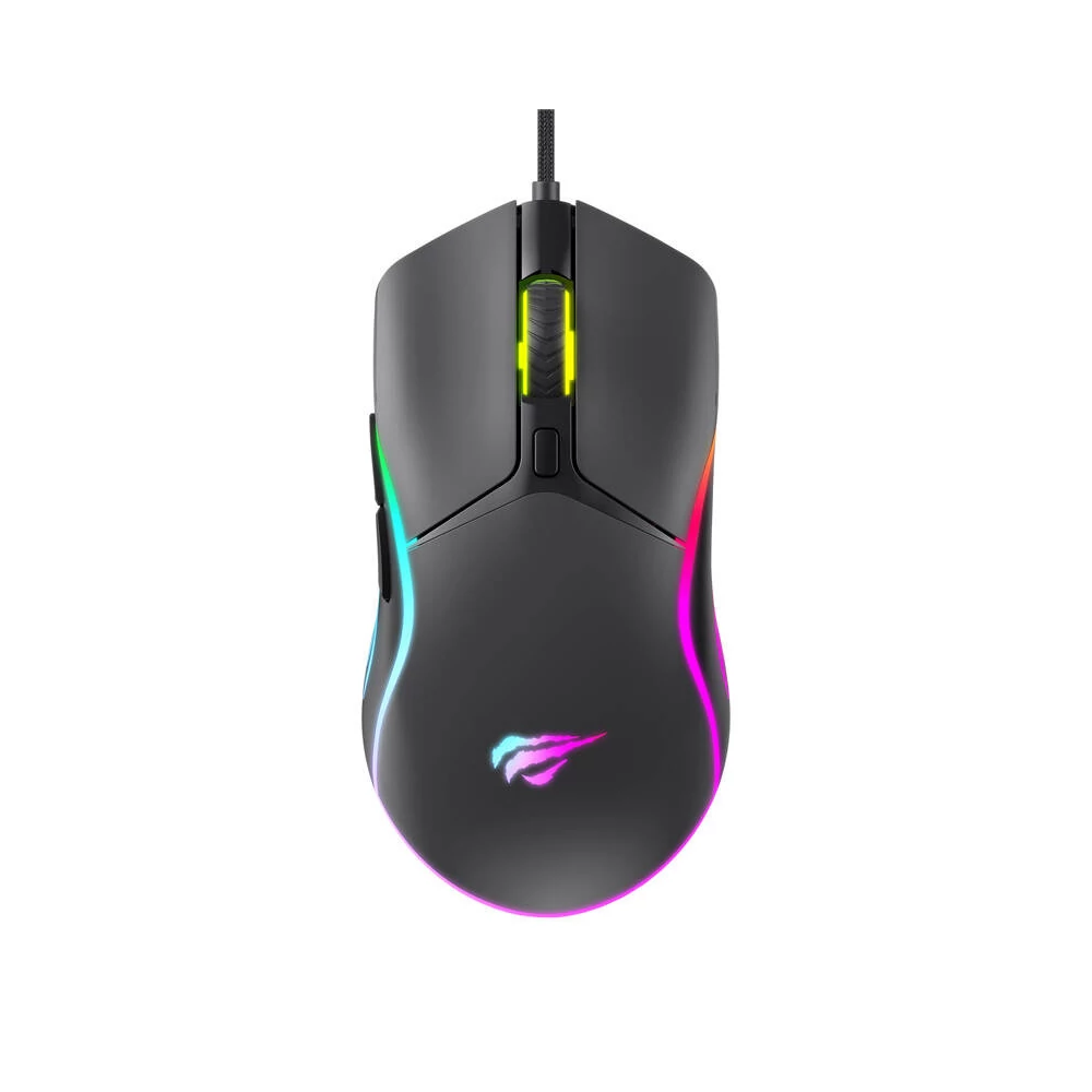 Havit MS1029 RGB vezetékes játék egér (fekete)