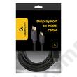 Kép 5/5 - Cablexpert DisplayPort - HDMI kábel, 3 m