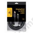 Kép 5/5 - Cablexpert DisplayPort - HDMI kábel, 1.8 m