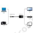 Kép 2/3 - DisplayPort–HDMI adapterkábel 