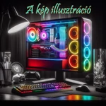 Kép 3/5 - Pixel GAMING PC - Shark Maelstrom (R7-5700X, RTX4060Ti  8G , 1TB NVMe  , 16GB  , Air Cooler, Windows 11 home, 650W)