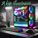 Kép 4/5 - Pixel GAMING PC - Shark Maelstrom (R7-5700X, RTX4060Ti  8G , 1TB NVMe  , 16GB  , Air Cooler, Windows 11 home, 650W)