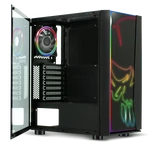 Kép 3/9 - Spirit of Gamer Számítógépház - GHOST ONE RGB (fekete, ablakos, 2x12cm ventilátor, ATX, mATX, 2xUSB3.0, 1xUSB2.0)