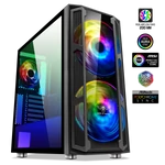 Kép 1/10 - Spirit of Gamer Számítógépház - GHOST 5 RGB (fekete, ablakos, 2x20cm, 4x12cm ventilátor, ATX, mATX, 2xUSB3.0, 1xUSB2.0)