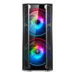 Kép 3/10 - Spirit of Gamer Számítógépház - GHOST 5 RGB (fekete, ablakos, 2x20cm, 4x12cm ventilátor, ATX, mATX, 2xUSB3.0, 1xUSB2.0)
