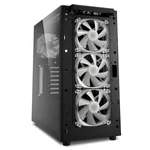 Kép 7/9 - Sharkoon Számítógépház - TG6M RGB (fekete; ATX,mATX; alsó táp; 7x120mm v.; 2xUSB3.0, 2xUSB2.0, I/O)