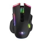 Kép 3/12 - Spirit of Gamer Egér Vezeték nélküli - ELITE-M70 (Optikai, 4800DPI, 8 programozható gomb, Max.: 10m, fekete)