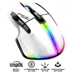 Kép 2/11 - Spirit of Gamer Egér - PRO-M5 Arctic (Optikai, 12800DPI, 1000Hz, 8 gomb, harisnyázott kábel, fehér)