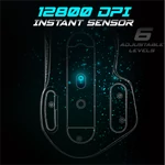 Kép 4/11 - Spirit of Gamer Egér - PRO-M5 Arctic (Optikai, 12800DPI, 1000Hz, 8 gomb, harisnyázott kábel, fehér)