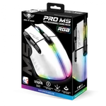 Kép 10/11 - Spirit of Gamer Egér - PRO-M5 Arctic (Optikai, 12800DPI, 1000Hz, 8 gomb, harisnyázott kábel, fehér)