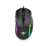 Kép 1/11 - Spirit of Gamer Egér - ELITE-M30 (Optikai, 12800DPI, 10 gomb programozható, RGB, harisnyázott kábel, fekete)