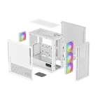 Kép 13/16 - DeepCool Számítógépház - CH560 Digital WH (fehér, 3x14cm + 1x12 venti, Mini-ITX / Micro-ATX / ATX / E-ATX, 2xUSB3.0)