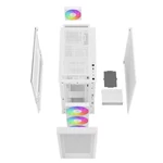 Kép 14/16 - DeepCool Számítógépház - CH560 Digital WH (fehér, 3x14cm + 1x12 venti, Mini-ITX / Micro-ATX / ATX / E-ATX, 2xUSB3.0)