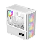 Kép 3/16 - DeepCool Számítógépház - CH560 Digital WH (fehér, 3x14cm + 1x12 venti, Mini-ITX / Micro-ATX / ATX / E-ATX, 2xUSB3.0)