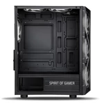 Kép 5/11 - Spirit of Gamer Számítógépház - Rogue VII RGB (fekete, ablakos, 6x12cm ventilátor, alsó táp,  ATX, 1xUSB3.0, 2xUSB2.0)
