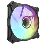 Kép 3/9 - Darkflash INF8 ARGB számítógépes ventilátor 3 az 1-ben szett, 120x120 (fekete)