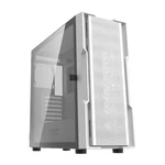Kép 2/7 - Darkflash DK431 számítógépház + 4 ventilátor (fehér)