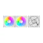 Kép 2/3 - Darkflash Gauss G24 3 az 1-ben számítógépes ventilátorok (fehér)