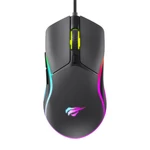 Kép 1/4 - Havit MS1029 RGB vezetékes játék egér (fekete)