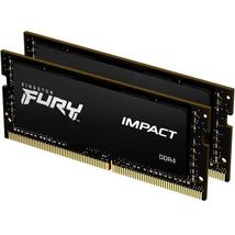 32GB 3200MHz DDR4 RAM Kingston Fury Impact notebook memória CL20 (2x16GB) (KF432S20IBK2/32)