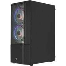 Aerocool Quantum Mesh (Quantum Mesh-G-BK-v2) táp nélküli ablakos ház fekete (ACCM-PV31033.11)