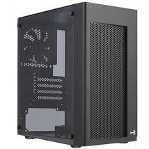 AeroCool Hexform-G-BK-V1 táp nélküli ablakos Micro ATX ház fekete (ACCS-PV38013.11)