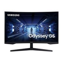 27" Samsung Odyssey G5 ívelt LCD 144Hz monitor (LC27G55TQBUXEN)