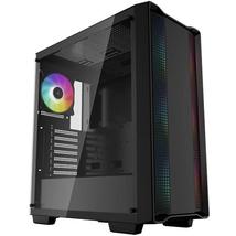 Deepcool CC560 ARGB táp nélküli ablakos ház fekete (R-CC560-BKTAA4-G-1)