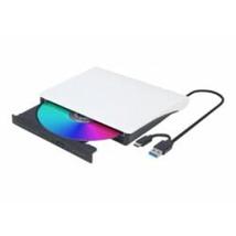 Gembird külső DVD író fekete-fehér (DVD-USB-03-BW)