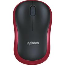Logitech M185 vezeték nélküli optikai USB egér piros (910-002240 / 910-002237)