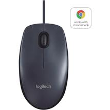 Logitech B100 optikai egér fekete USB OEM (910-003357)