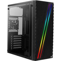 Aerocool Streak táp nélküli ablakos ház fekete (AEROPGSSTREAK-A-BKRG)