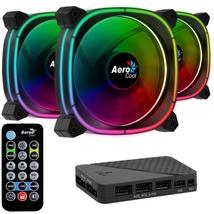 Aerocool Astro 12 Pro ház hűtő ventilátor csomag (3db ventilátor+Hub+vezérlő) (ACF3-AT10217.02)