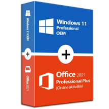 Windows 11 Professional (OEM) + Microsoft Office 2021 (Online)