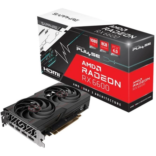 Sapphire Radeon RX 6600 8GB PULSE videokártya (11310-01-20G)