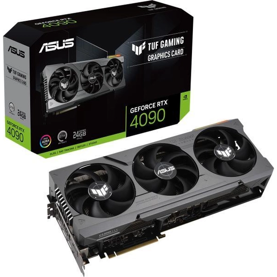 ASUS GeForce RTX 4090 24GB TUF Gaming OC Edition videokártya (TUF-RTX4090-O24G-GAMING)