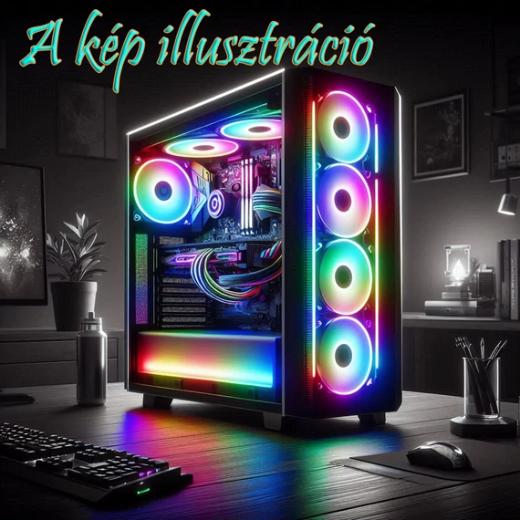 SHARK GAMING PC - Shark Maelstrom (R7-5700X, RTX4070S 12GB, 1TB NVMe , 16GB  , air cooler, Windows 11 home, 700W)