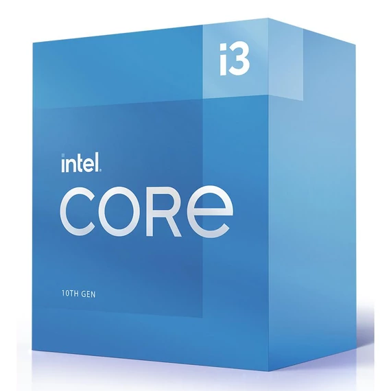 Intel Processzor - Core i3-10105 (3700Mhz 6MBL3 Cache 14nm 65W skt1200 Comet Lake) BOX