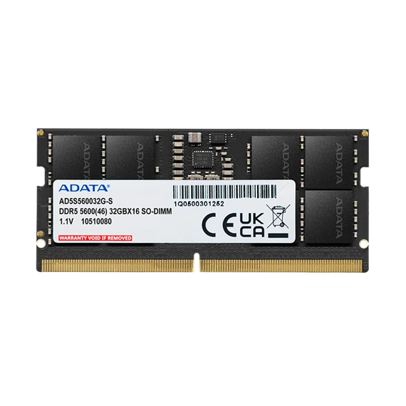 ADATA Memória Notebook - 16GB DDR5 (5600MHz, CL46, 1.1V, SINGLE)