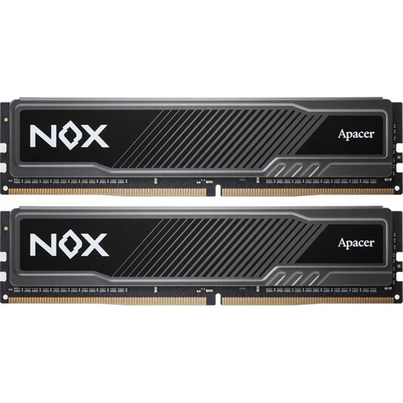 Apacer Memória Desktop - 16GB KIT DDR4 NOX (2x8GB, 3200MHz, CL16, 1.35V, hűtőbordás)