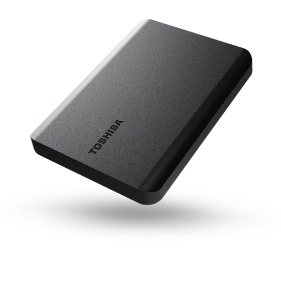 Toshiba Külső HDD 2.5" - 1TB Canvio Basics Fekete (USB3.0; ~5Gbps; NTFS/HFS+; matt)