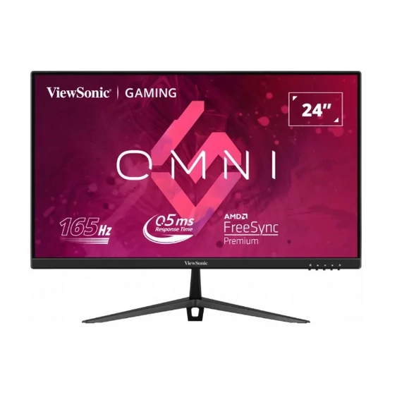 ViewSonic Gamer Monitor 24" - VX2428 (IPS, 16:9, 1920x1080, 180Hz, 0,5ms, 250cd/m2, 2xHDMI, DP, VESA, SPK)